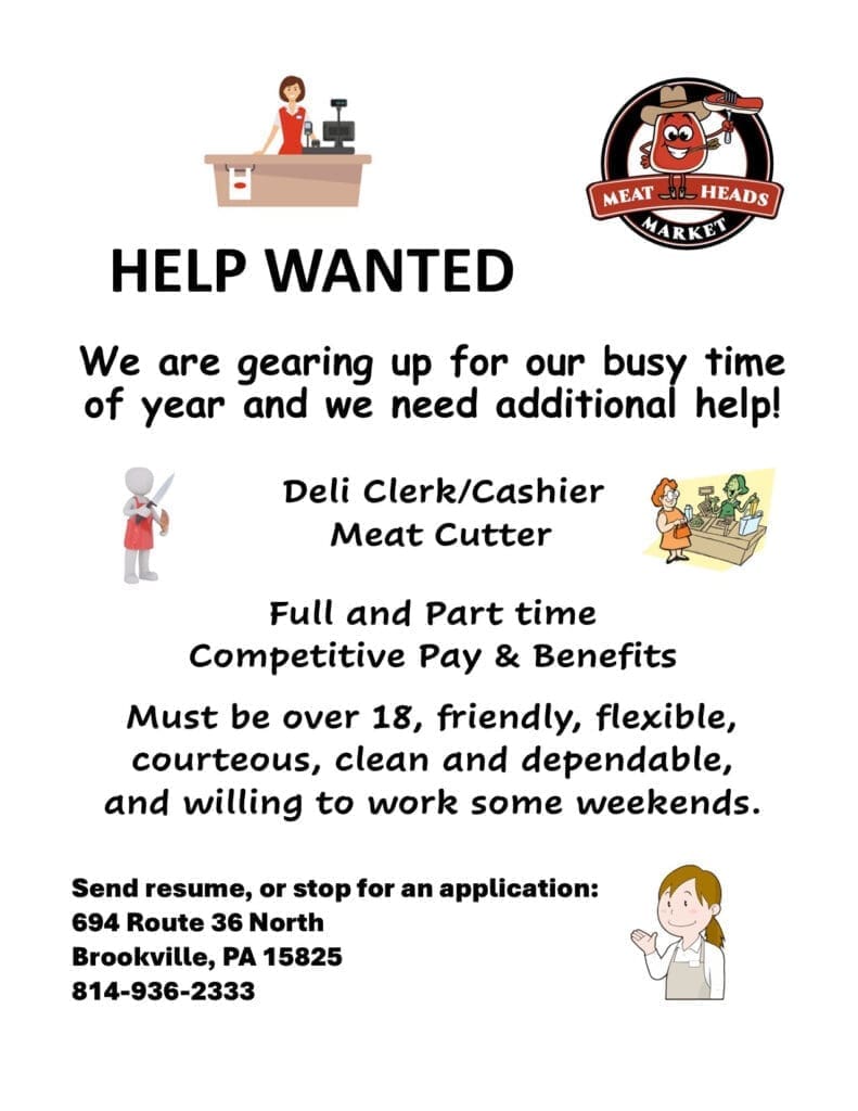 Meatheads Help Wanted