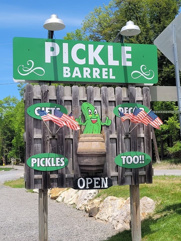 Pickle Barrel sign