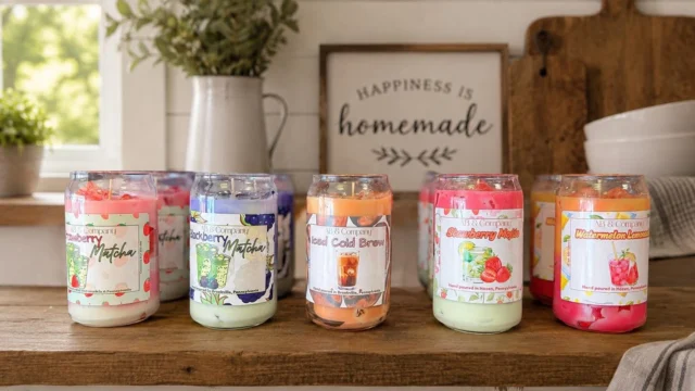 AB & Company candles drinks